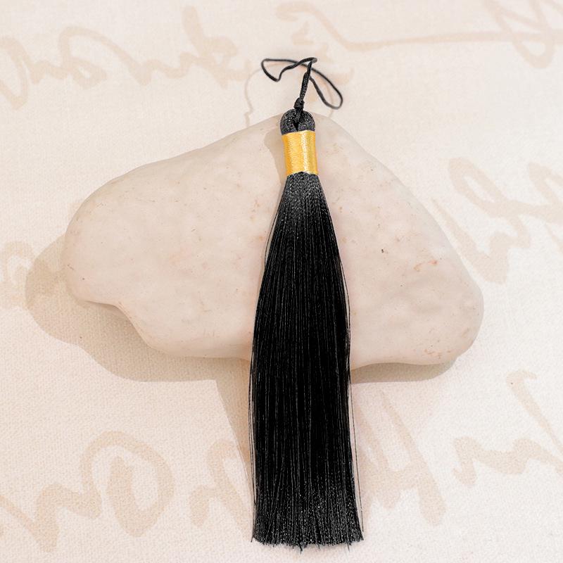 12 см золотая нить ледяной шелк кисточка для украшения ханьфу чонсам своими руками