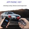 Комплект дистанционного запуска и остановки автомобиля Bluetooth Мобильный телефон Приложение Управление двигателем Зажигание Открытие багажника PKE Бесключевой доступ Автомобильная сигнализация