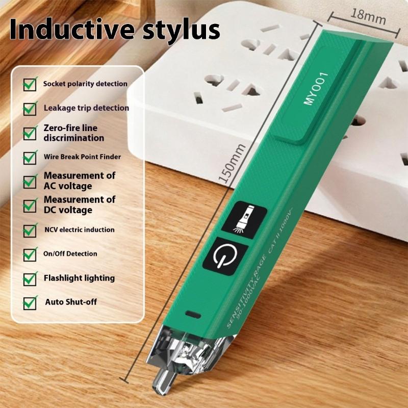 Electrician Grade Voltage Tester with Small Sensors Technology Upgrades for Current Detection & Circuit Inspection