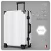 Ping Travel Suitcase: Large Capacity 28-Inch Leather Trolley with Lock for Men and Women, Compact Carry-on for Students.