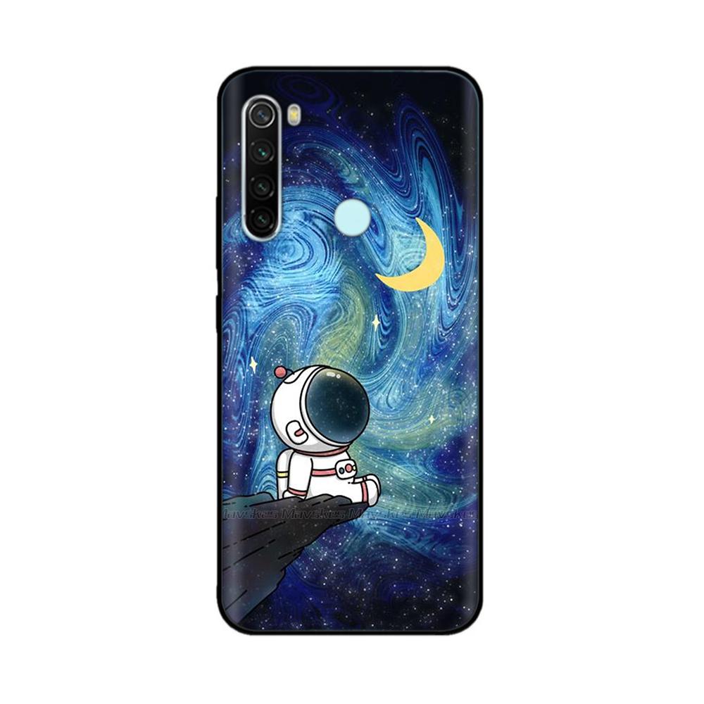 Для Xiaomi Redmi Note 8T Чехол с узором Полная защита Мягкий жидкий силикон Мультяшный чехол для Redmi Note 8T Note8T Оболочка Fundas