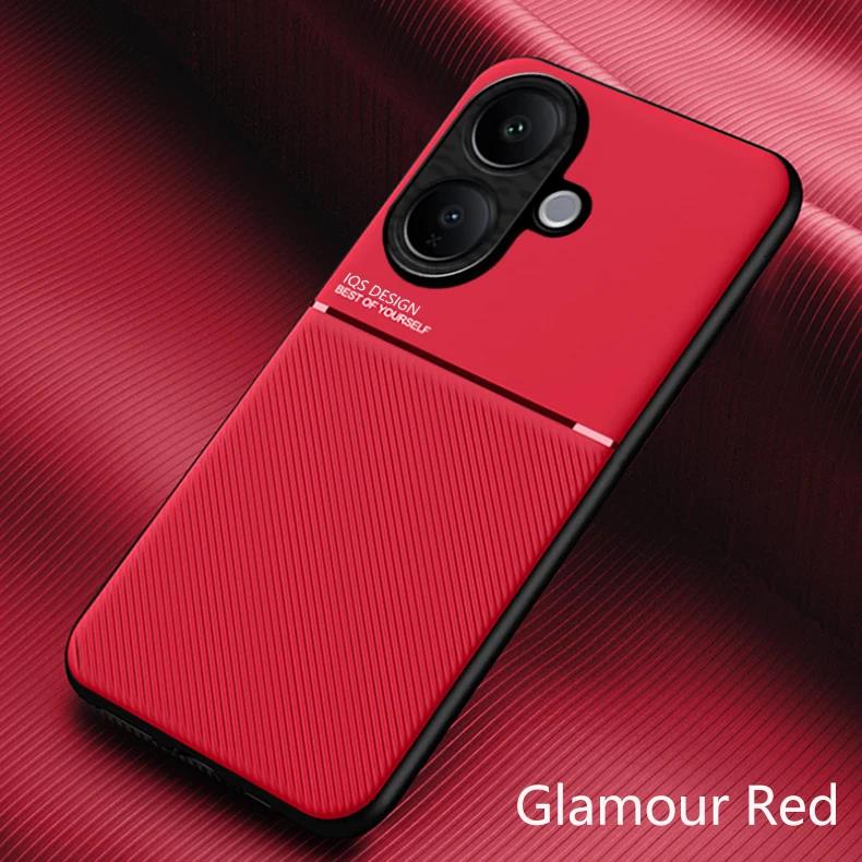 Магнитный чехол с текстурой кожи для VIVO V60 Lite 5G V60 Мягкий силиконовый противоударный защитный чехол для телефона для VIVO V 60 Lite