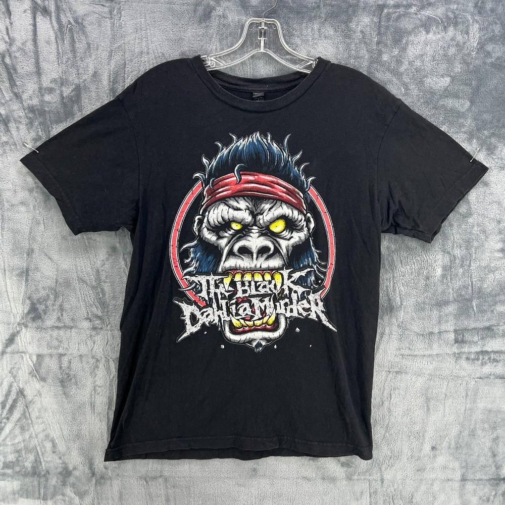 Редкая футболка The Black Dahlia Murder с обезьяной, унисекс, для концерта, S-5XL, репринт LO218, унисекс футболка