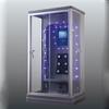 Custom Frameless Tempered Glass Steam Shower and Bathtub Combo Enclosure