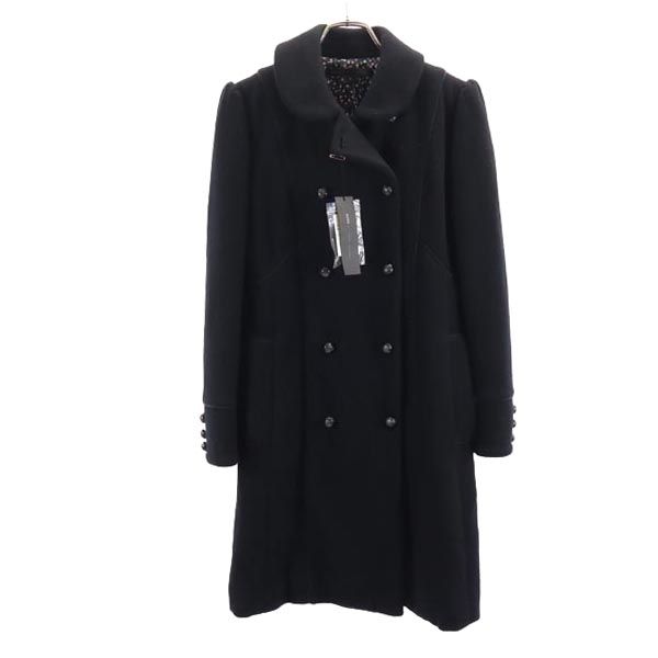 Unused MARC BY MARC JACOBS Wool Blend Pea Coat 4 Black Women Used
