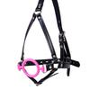 PU Leather Head Harness Mouth Mask Breathe Ball Bondage Restraint Mouth Gag Mask Cosplay Sex Toys For Couple Sex Product