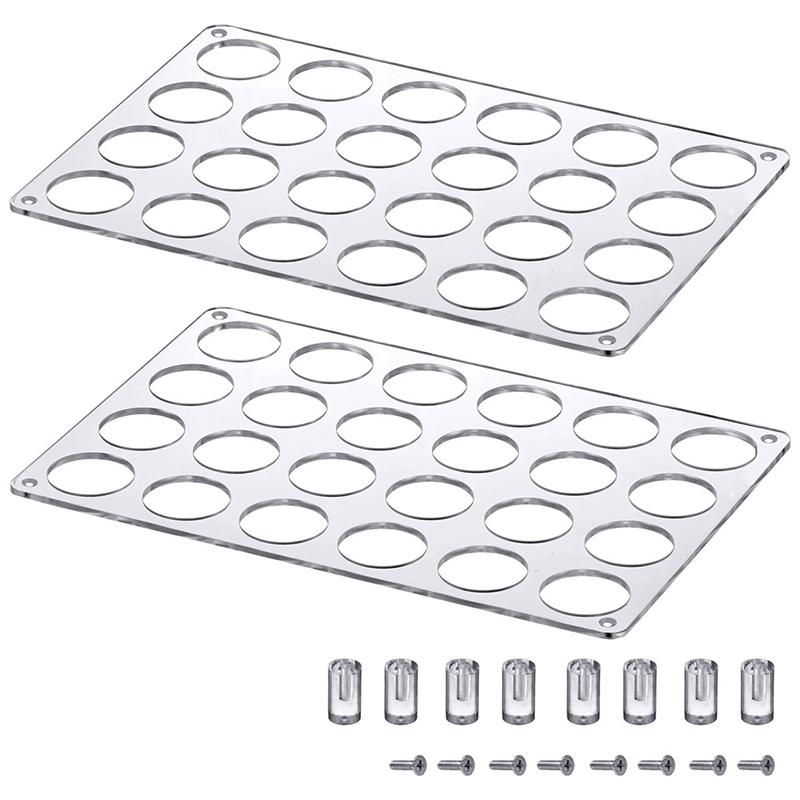 Органайзер-подставка для 24 кофейных капсул, выдвижной лоток, совместимый с кофейными капсулами K-Cup, акриловая подставка для капсул, для дома и офиса