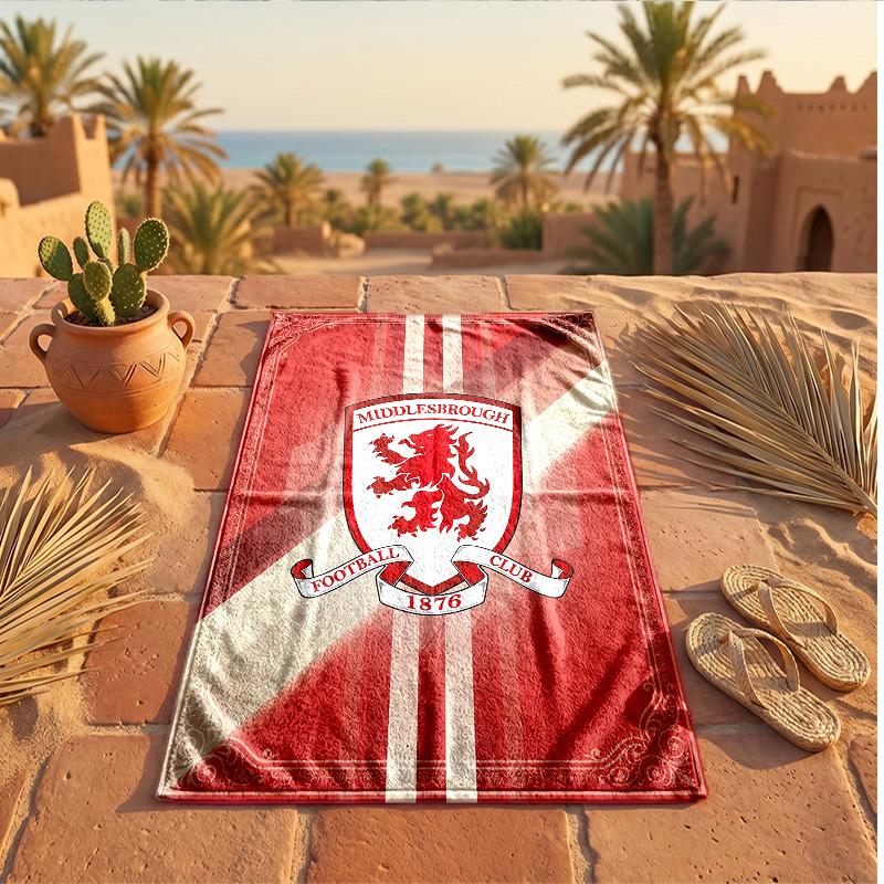 Middlesbrough Theme Beach Towel Soft Quick?dry Towel For Summer Beach Vacation Swimming