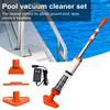 1 Set Swimming Pool Vacuum Cleaner 3 In 1 Cordless Rechargeable Powerful Motor Roller