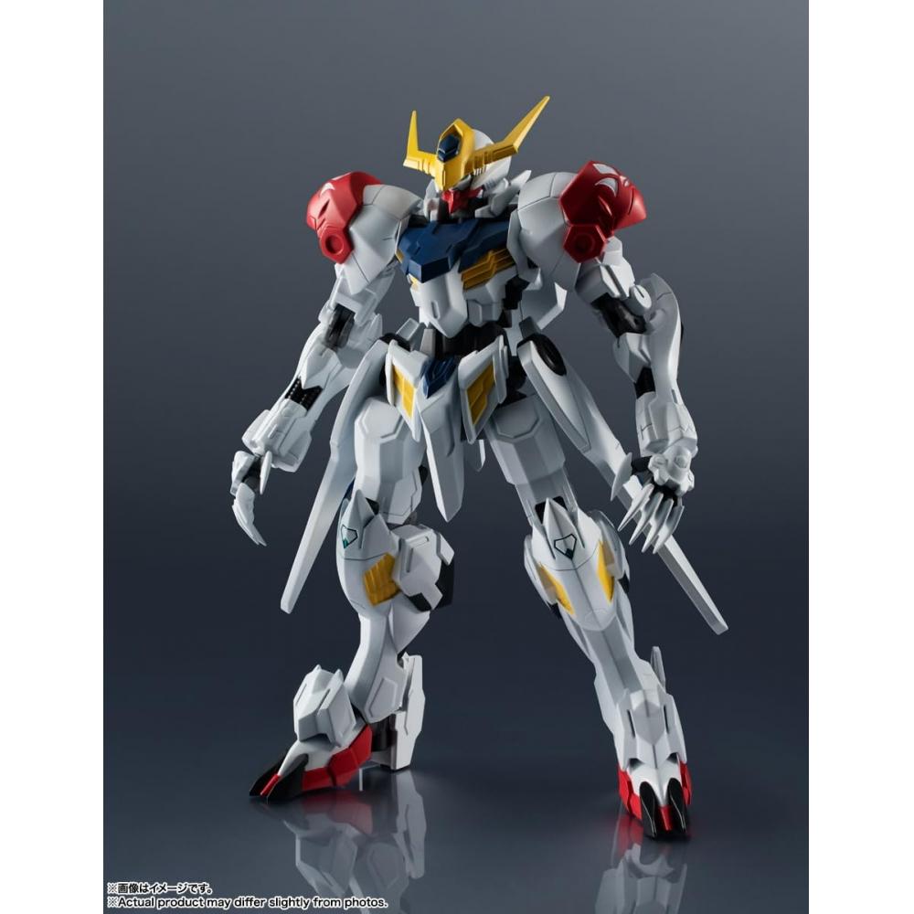 GUNDAM UNIVERSE Мобильный костюм Gundam Iron-Blooded Orphans ASW-G-08 GUNDAM BARBATOS LUPUS Приблизительно 160 мм окрашенная подвижная фигурка из ПВХ и АБС