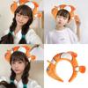 Adult Kids Cartoon Stuffed Clownfish Shape Headband Woman SPA Hair Hoop Makeup Taking Photos Christmas Party Headpiece