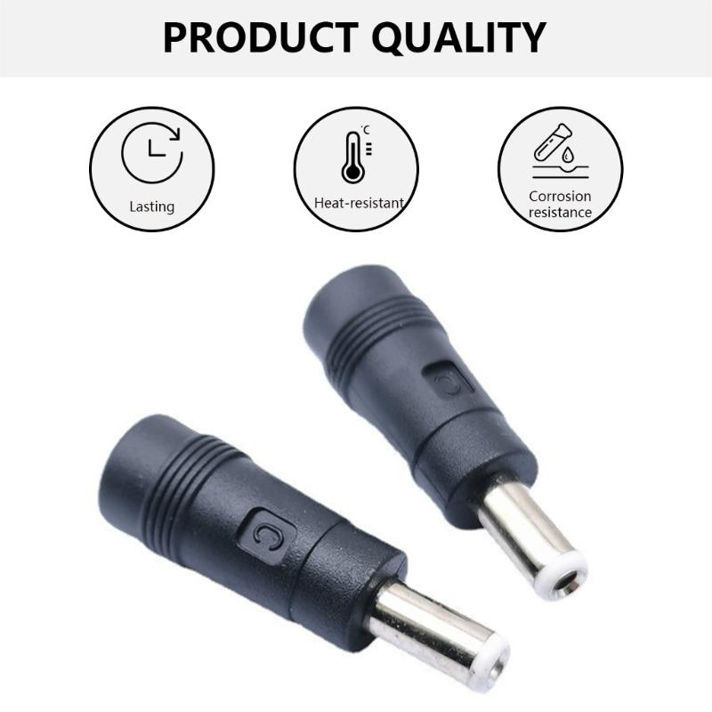 Портативный DC5521 Female to DC5.5x2.5mm Male Converter Адаптер-преобразователь мощности для различных марок ноутбуков