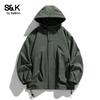 Мужская повседневная технологичная куртка с капюшоном Baleno S&K Collection
