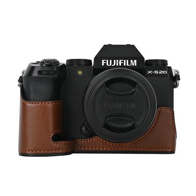 Получехол из искусственной кожи для камеры Fujifilm XS20 X-S20 с открывающимся дном, защитная крышка