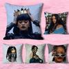 Горячая певица R-Rihannas-S Разные размеры Квадратная наволочка Для автомобиля Дома Спальни Декор На заказ Подарок на День святого Валентина