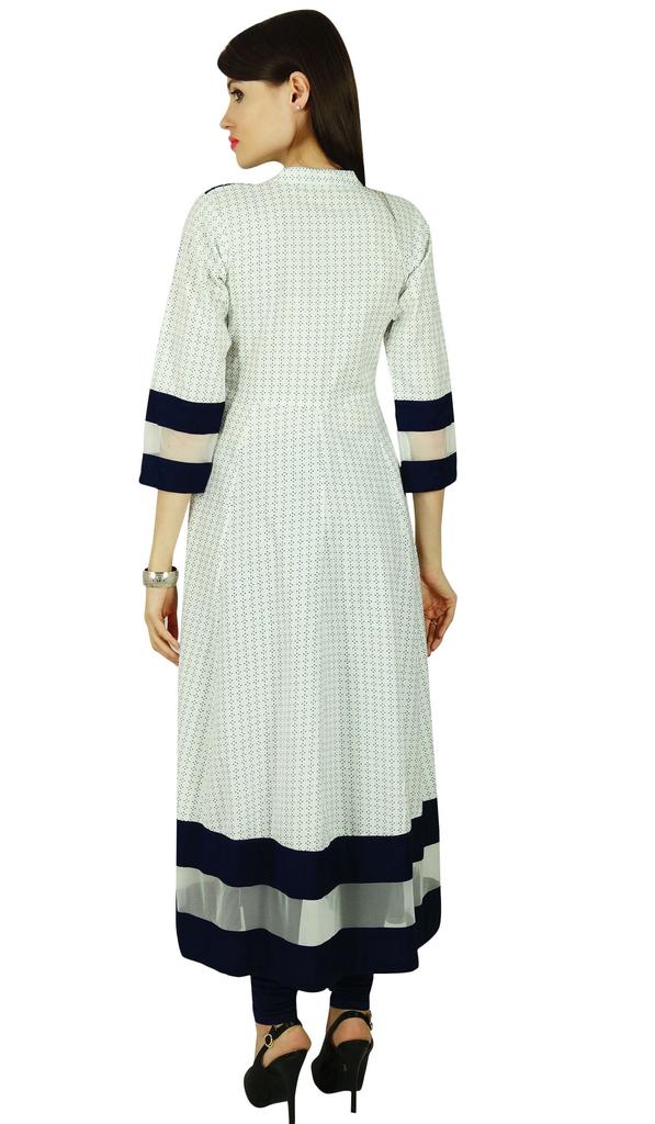 Phagun Cotton Dotted Bollywood Women Ethnic Kurti Casual Top Tunic Dress