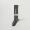 Women's Two Bar Collision Color Absorbs Sweat Breathable Deodorant Fast Dry Glue Non-slip Calf Socks