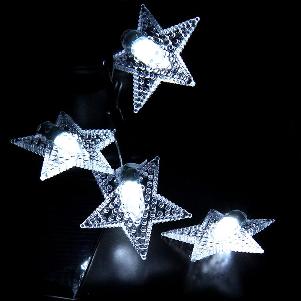 5M/16.4Ft 20LEDs Солнечный гирлянда для газона с 8 лампами