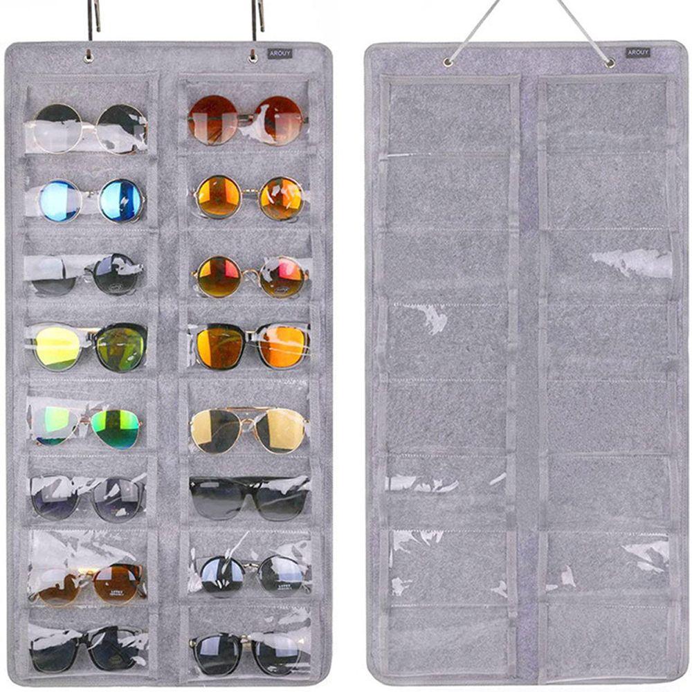 Rope Pocket Wall Stand Holder Hanging Wall Glasses Holder Sunglasses Hanging Organizer Hanging Bag