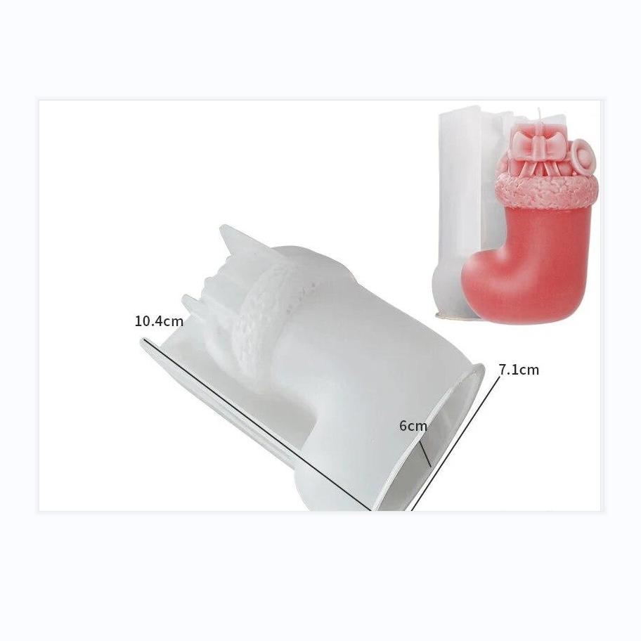 3D Christmas Snowman Elk Deer Silicone Candle Mold DIY Handmade Aromatherapy Gypsum Resin Crafts Making Home Xmas Decoration