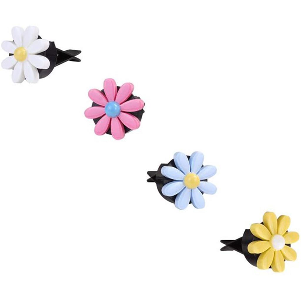 Автомобильная розетка - Ароматерапевтический цветок Дейзи Солнечный цветок Милый автомобильный магазин - Аромат для ароматерапии - Парфюмерный зажим для женщин