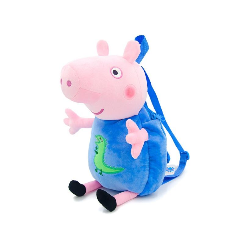 Очаровательный 3D плюшевый рюкзак Пеппа Пиг для детей Мягкий и супер милый