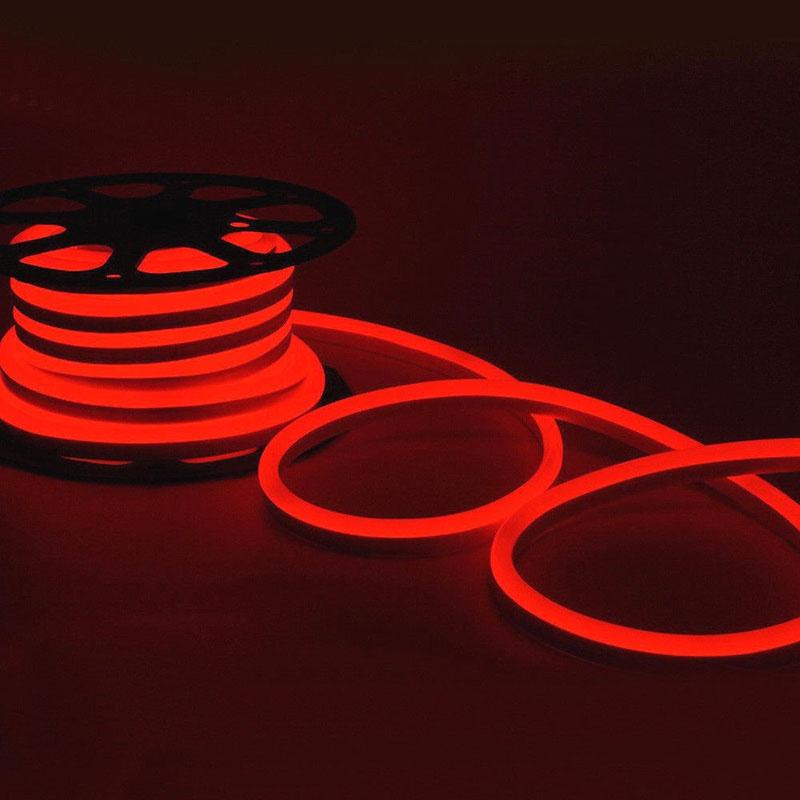Яркая светодиодная неоновая лента RGB, водонепроницаемая по стандарту IP65, со 120 светодиодами на метр для потрясающего декора