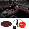 5M Atmosphere Lamp EL Cold Light Line With USB DIY Decorative Dash Board Console Auto LED Ambient Light Car Interior Accessories