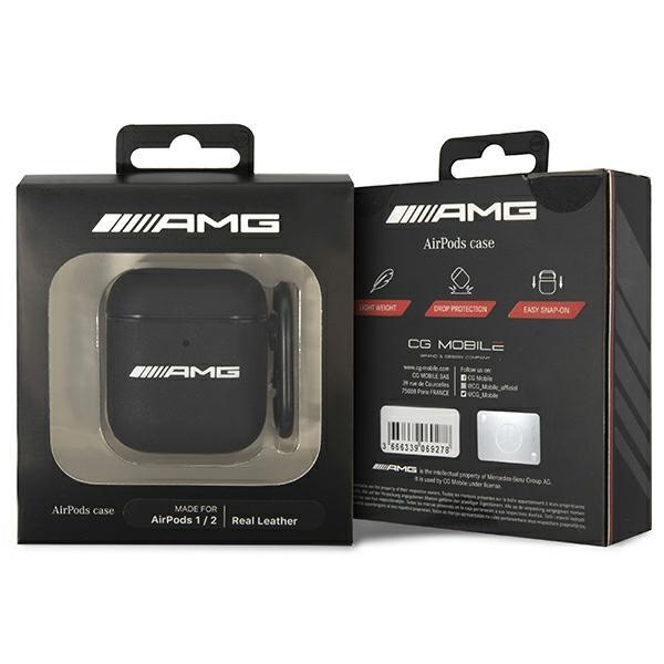 AMG AMA2SLWK AirPods cover black/blackLeather