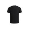 Emporio Armani Мужская футболка с принтом логотипа SS24, круглый вырез, черная 211818-3R485-00020