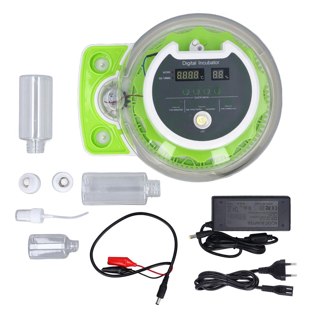 Инкубатор для яиц Автоматический поворотный механизм Стабильный пополнение воды Инкубатор для вылупления птицы