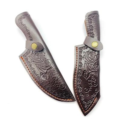 Чехол из искусственной кожи для кемпинга, портативная карманная сумка для инструментов, домашний нож «сделай сам», кожаный чехол для ножа с фиксированным лезвием