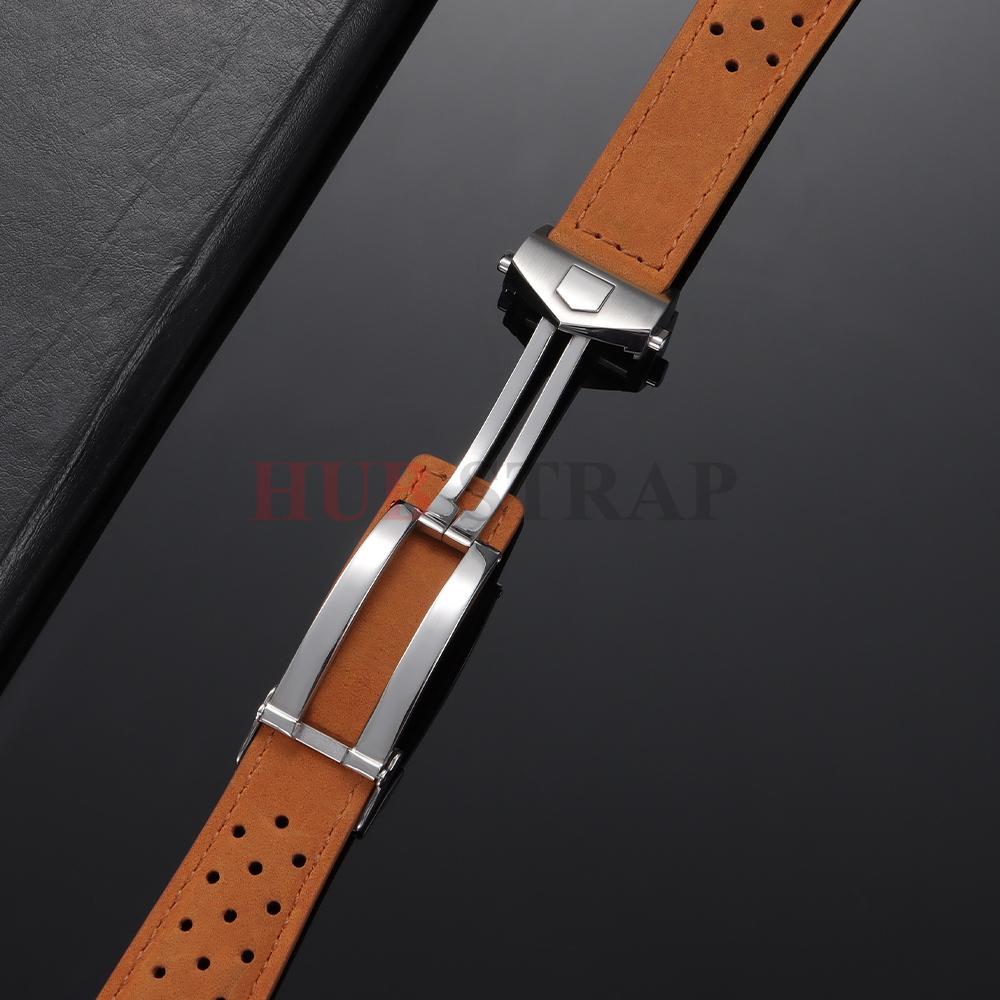 Для ремешка часов TAG Heuer Пряжка 18 мм 20 мм Нержавеющая сталь Двойные кнопочные застежки для кожаного силиконового ремешка Складная застежка