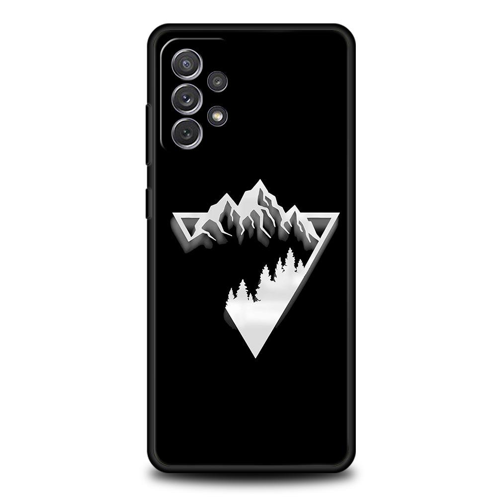 Чехол 'Горный пейзаж Солнце Луна' для Samsung A51 A71 A21S A12 A11 A15 A25 A31 A41 A23 A33 A53 A73 A05S A13 5G A35 A55