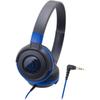 Audio Technica Ath S100 Bbl Наушники Проводные Уличные Мониторные Портативные Наушники Накладные Наушники Черный Синий Черный Синий Без Микрофона Пульт Дистанционного Управления