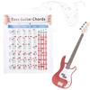 Диаграмма аккордов бас-гитары 4 струны для начинающих, практика пальцев, аксессуары для музыкальных инструментов