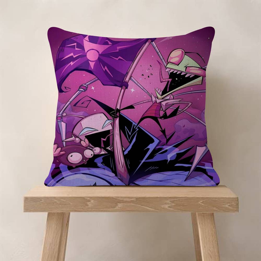 Invader ZIM Мультяшный Фильм Наволочка Мультяшный Подарок Чехол на Подушку Спальня Дом Диван Стул Сиденье Декор Наволочка