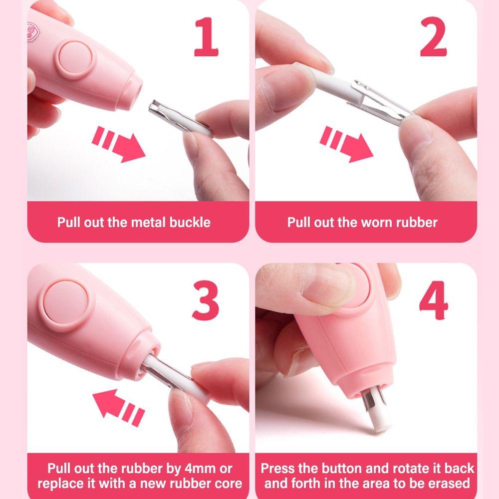 For Gift Sketch Writing Drawing Gift Automatic Pencil Eraser Electric Eraser Rechargeable/Battery Powered Correction Tools