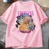 Lesbian Pride TShirt Gay LGBTQ T Shirt Funny Cat Lesbians Eat What Tshirt Casaul Cotton Short Sleeve Round Neck Tees Clothing