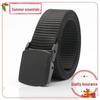 Men's Non-Metallic Nylon Canvas Belt for Military Training and Security Inspections