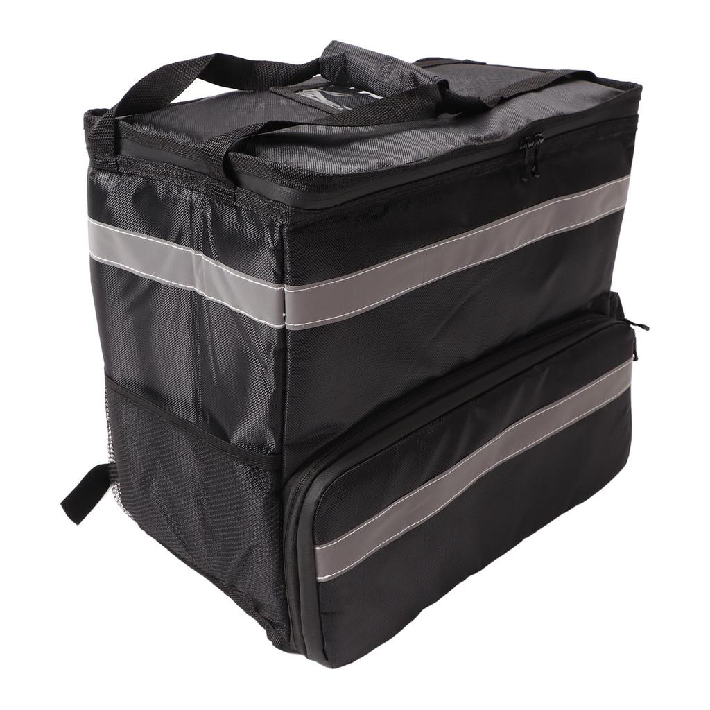 50L Insulated Pizza Delivery Backpack Take Out Food Delivery Thermal Backpack with Expandable Layer