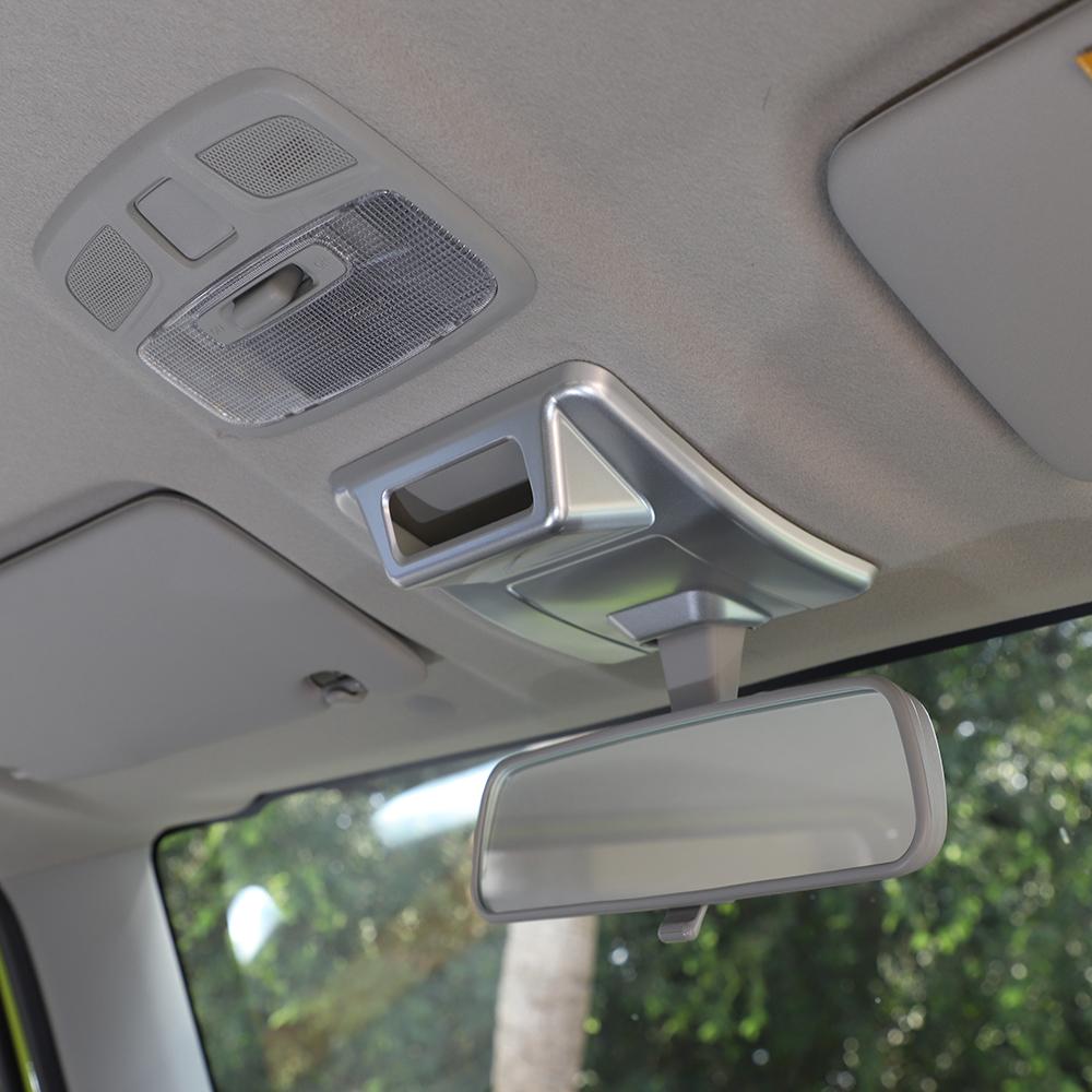 Декоративная крышка основания зеркала заднего вида автомобиля для Suzuki Jimny 2019, аксессуары для интерьера, ABS ( Углеродное волокно, Красный, Серебристый)