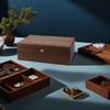 IRIVER BLANK Exquisite Black Walnut Wood Jewelry Box Organizer Noble and Elegant Storage Solution for Wedding Proposal & & Holder – Women, Girls,