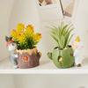 Gardening Room Decor Cartoon Animal Ornaments Makeup Brush Holder  School Office Supplies