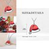 Holiday Christmas Hat Pendant Jewelry With Alloy Material For Celebrations And Gifts