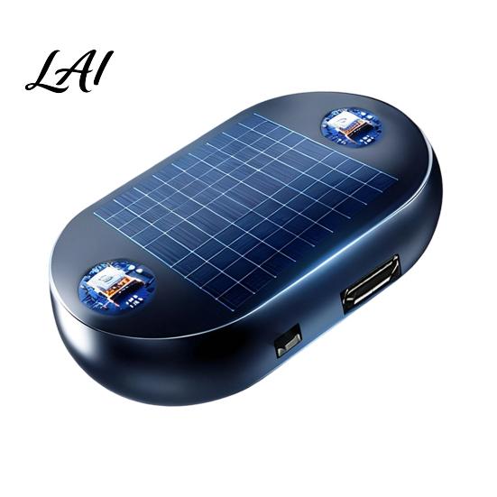 Winter Vehicle Antifreeze Device Portable Solar Car Windshield De-Icer with USB Output Electromagnetic Molecular Anti-Freeze Auto Accessories for Men