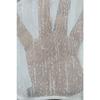 Honeycomb Top Slub Linen Patterned Ultra Draped Patterned Tulle Curtain 1 X 2 Sparse Pleated
