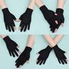 Sun Protection Two Finger Touch screen Driving Gloves Summer Mittens Thin Spandex Gloves