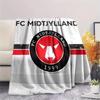 FC Midtjylland  Print Flannel Blanket, High quality Comfortable for All Seasons, Home Decor, Warmth and Comfort