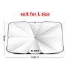 Suitable for Mercedes-Benz CLA C-CLASS GLE63 W124 car front windshield foldable sunshade anti-UV sunshade car parasol accessorie